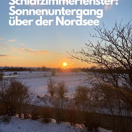 Nordsee Im Blick - Kamin & Privat-garten - Design-haus Heverstrom * Husum (Schleswig-Holstein)